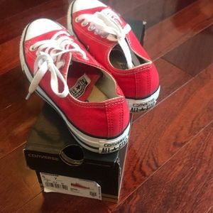 Red Converse All Stars